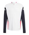 adidas Tiro 25 Pro Sweatshirt Funktionssweatshirt Herren - weisslila
