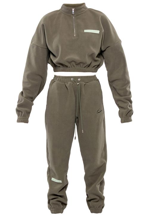 Rückansicht von Tom Barron Trainingsanzug Damen grün