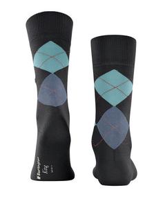 Rückansicht von Burlington Freizeitsocken Herren oil mel. (3986)