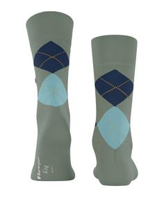 Rückansicht von Burlington Freizeitsocken Herren sage (7068)