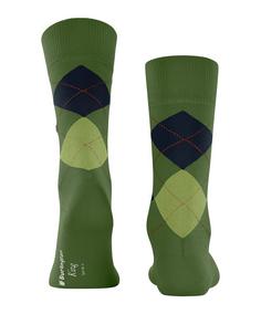 Rückansicht von Burlington Freizeitsocken Herren forest (7657)