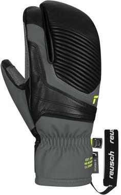 Rückansicht von Reusch Overland R-TEX XT Lobster Skihandschuhe 7432 black / granite