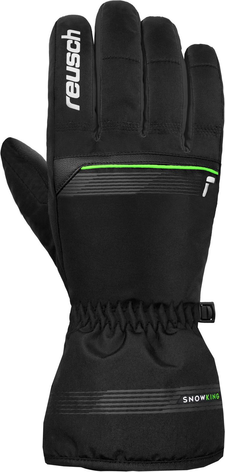Reusch Reusch Snow King Handschuh - 7716 black / neon green - 0 | SportScheck