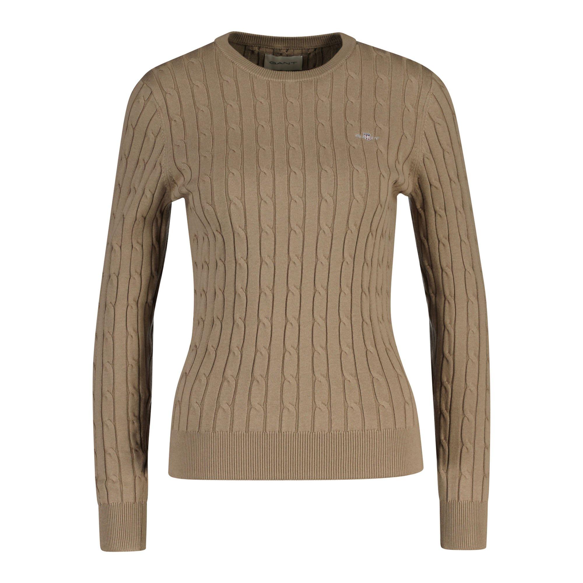 GANT Strickpullover Strickpullover Damen - Beige