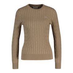 GANT Strickpullover Strickpullover Damen Beige