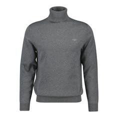 GANT Strickpullover Strickpullover Herren Grau