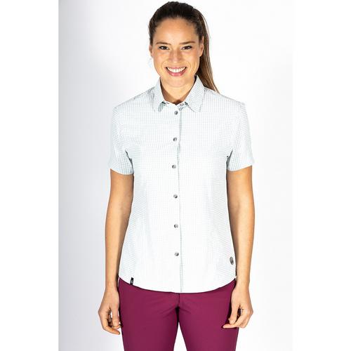 Rückansicht von Maul Sport Halserspitze II Funktionsbluse Damen Gelb