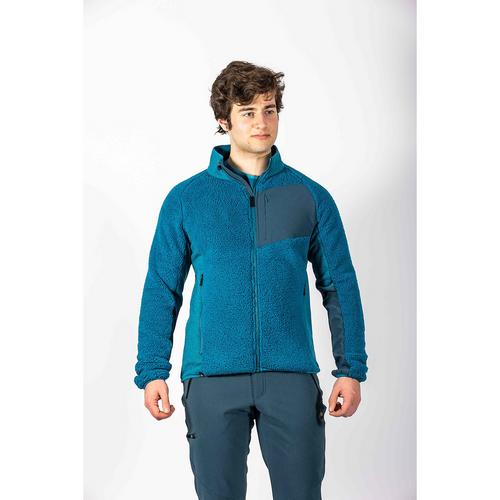 Rückansicht von Maul Sport Mölln Fleecejacke Herren Petrol