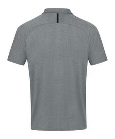 Rückansicht von JAKO Challenge Polo Poloshirt Herren grauschwarz