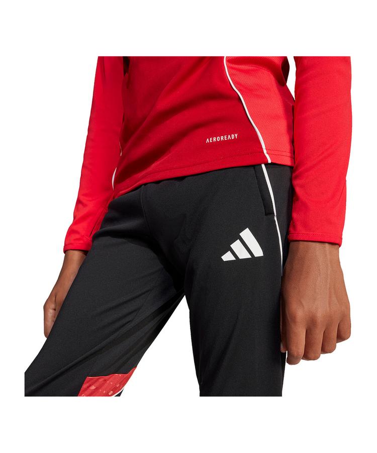 adidas adidas Tiro 25 Competition Trainingshose Kids Trainingshose Kinder - schwarzrot - 1 | SportScheck