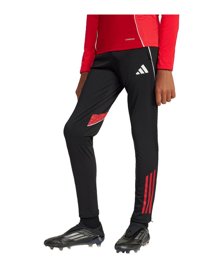 adidas adidas Tiro 25 Competition Trainingshose Kids Trainingshose Kinder - schwarzrot - 2 | SportScheck