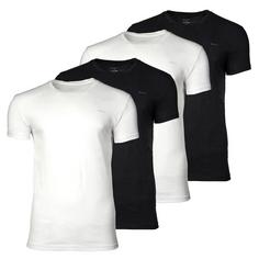 GANT T-Shirt T-Shirt Herren Schwarz/Weiß
