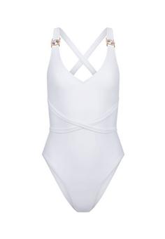 Moda Minx Amour Badeanzug Damen White