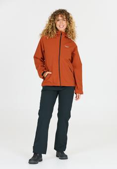 Rückansicht von Weather Report Gust Regenjacke Damen 4345 Burnt Brick