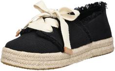 Toms Halbschuhe Espandrillos Damen Schwarz/Beige