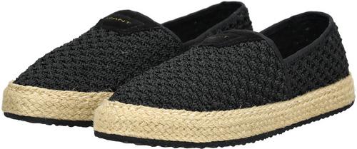 Rückansicht von GANT Halbschuhe Espandrillos Damen Schwarz