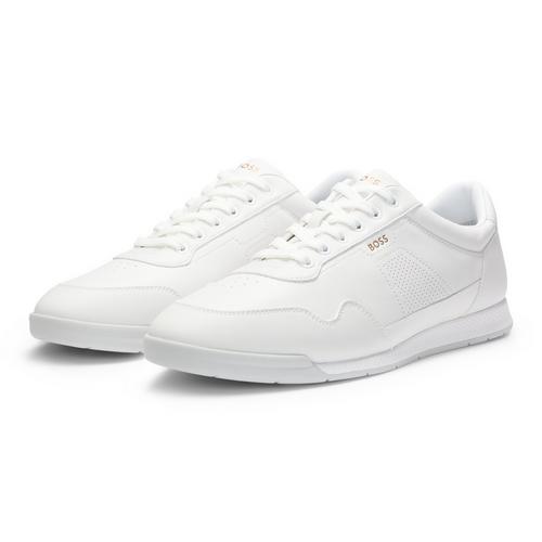 Rückansicht von Boss Sneaker Sneaker Herren Weiß