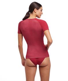 Rückansicht von Falke Wool-Tech Light T-Shirt Damen red (8644)