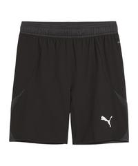 PUMA teamFINAL Short Fu&szlig;ballshorts Herren - schwarzweissgrau