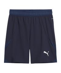 PUMA teamFINAL Short Fu&szlig;ballshorts Herren - blauweissblau