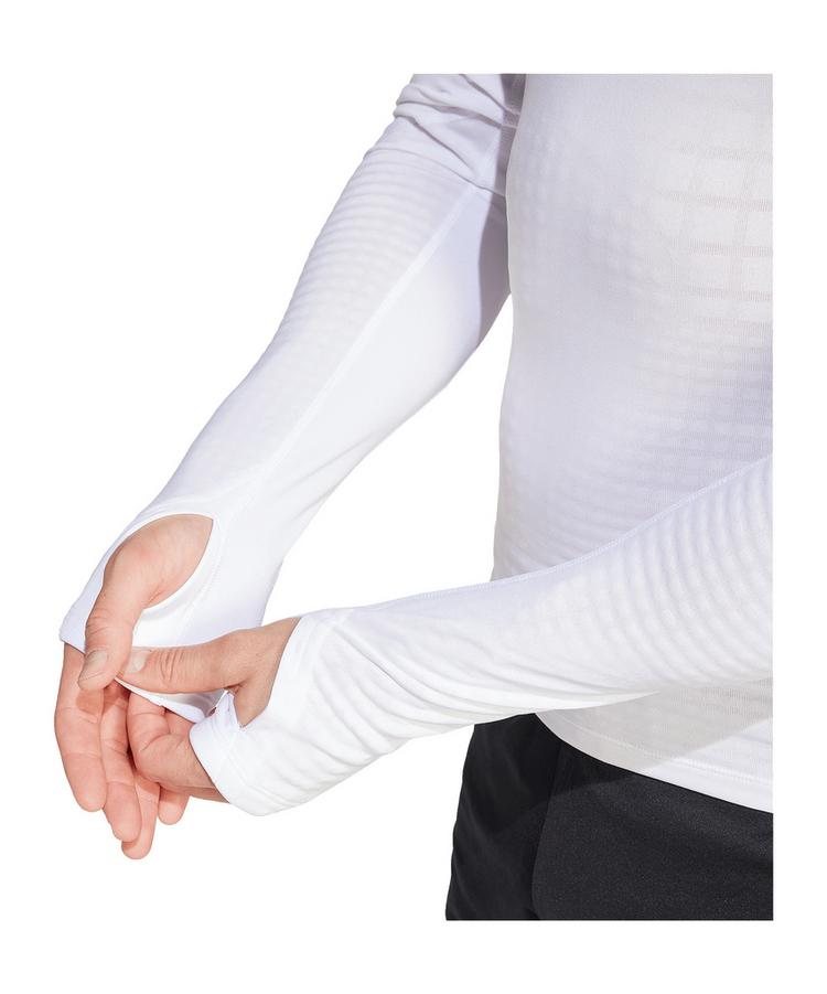 adidas adidas Techfit Sweatshirt Funktionsshirt Herren - weiss - 3 | SportScheck