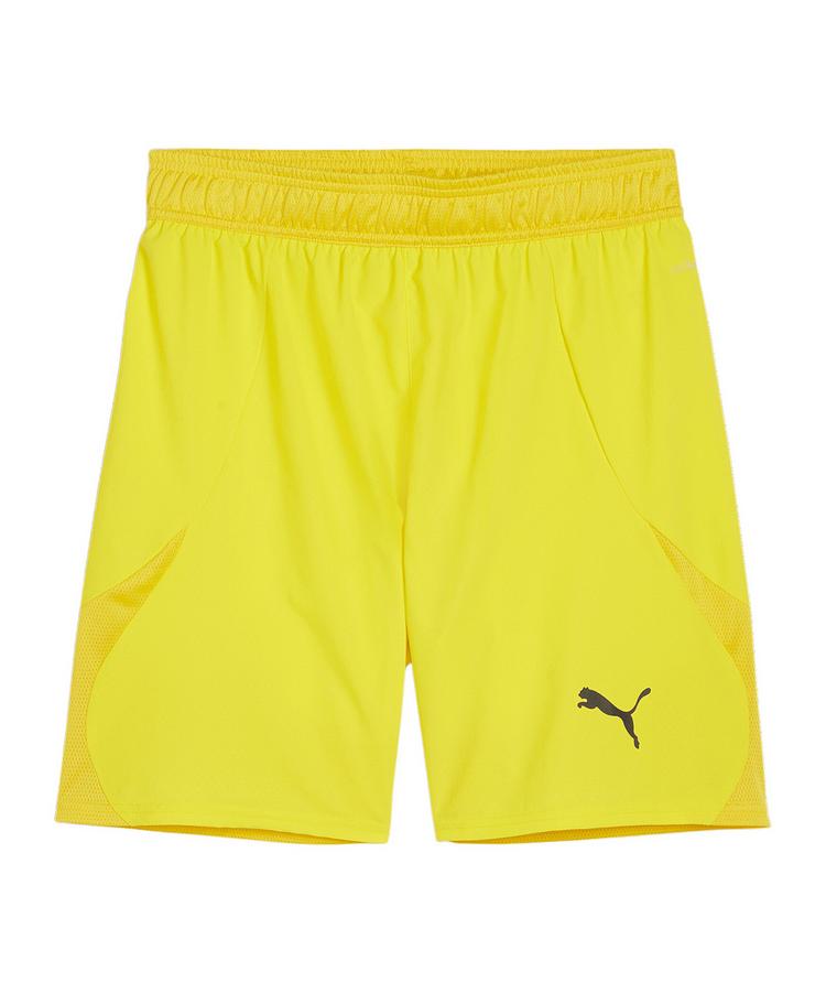 PUMA PUMA teamFINAL Short Fu&szlig;ballshorts Herren - gelbschwarzgelb - 0 | SportScheck