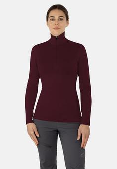 Rückansicht von normani Outdoor Sports Launceston Langarmshirt Damen Rot