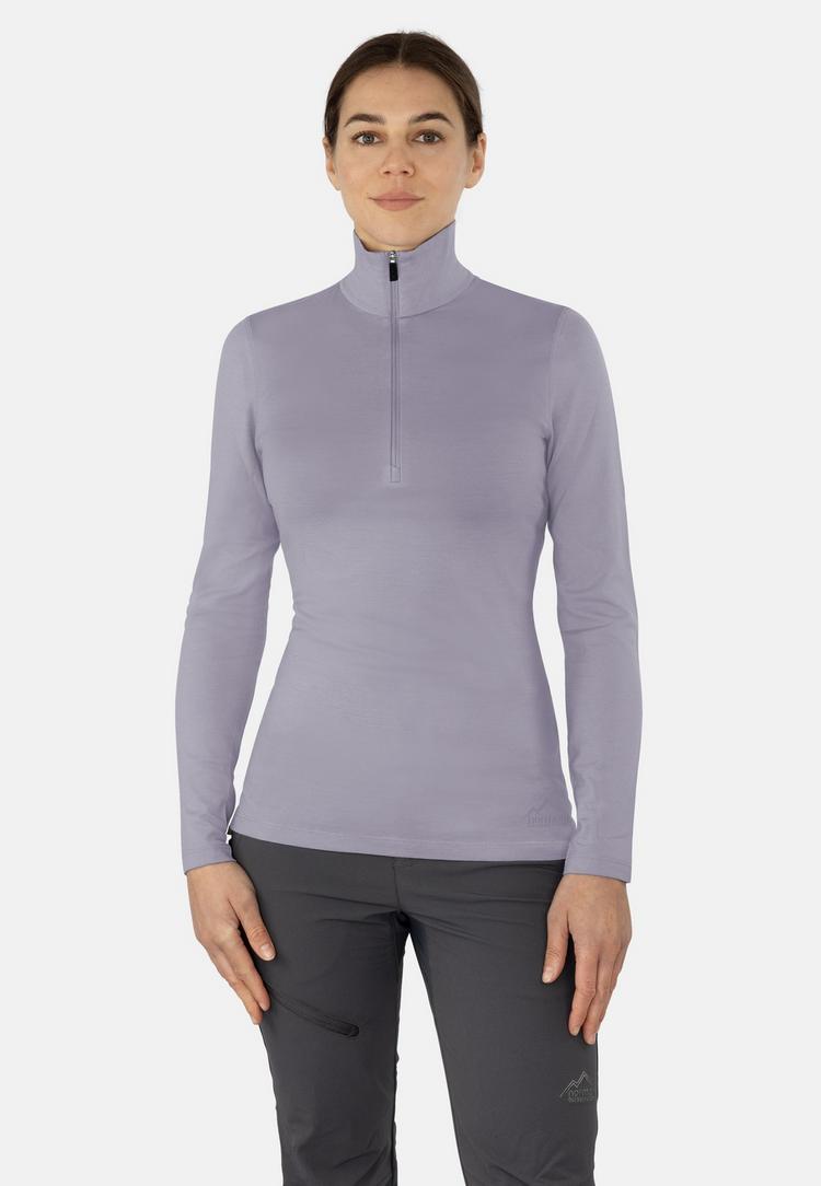 normani Outdoor Sports normani Outdoor Sports Launceston Langarmshirt Damen - Lila - 0 | SportScheck