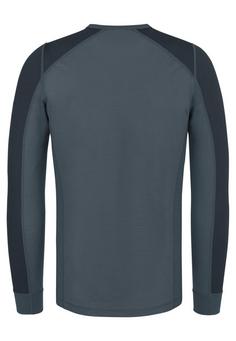 Rückansicht von normani Outdoor Sports Devonport Langarmshirt Herren Anthrazit