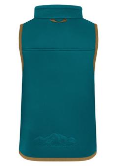 Rückansicht von normani Outdoor Sports Kiana Fleeceweste Kinder Petrol