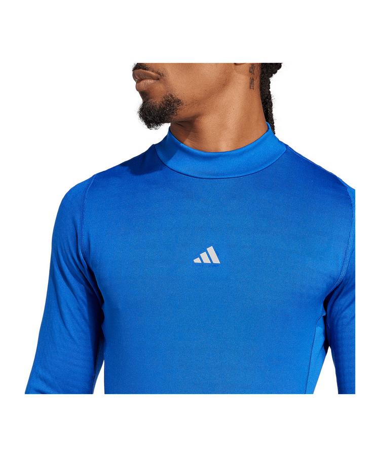 adidas adidas Techfit Sweatshirt Funktionsshirt Herren - blauweiss - 0 | SportScheck