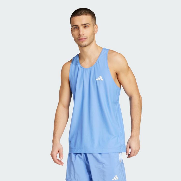 adidas adidas Own the Run Tanktop Funktionstank Herren - Blue Fusion - 0 | SportScheck