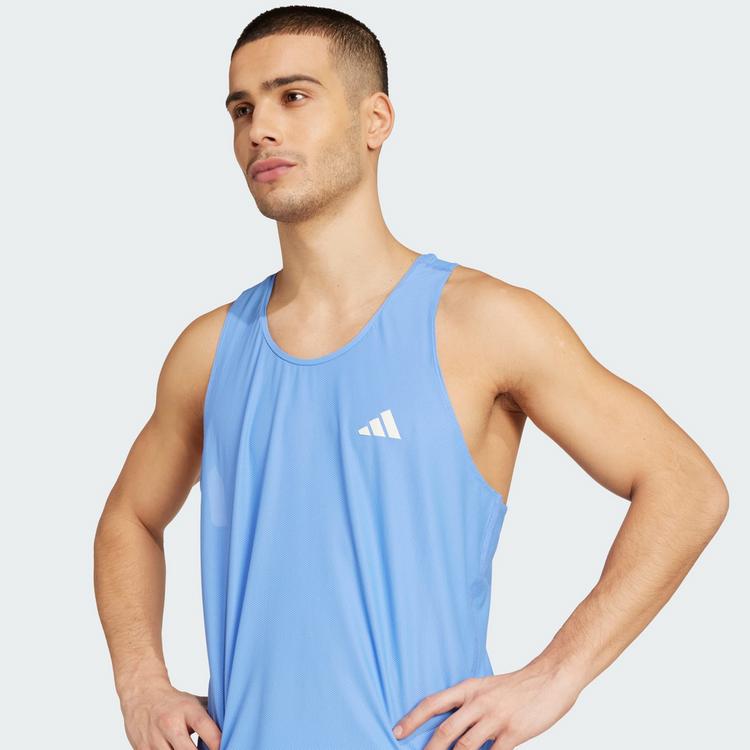 adidas adidas Own the Run Tanktop Funktionstank Herren - Blue Fusion - 1 | SportScheck