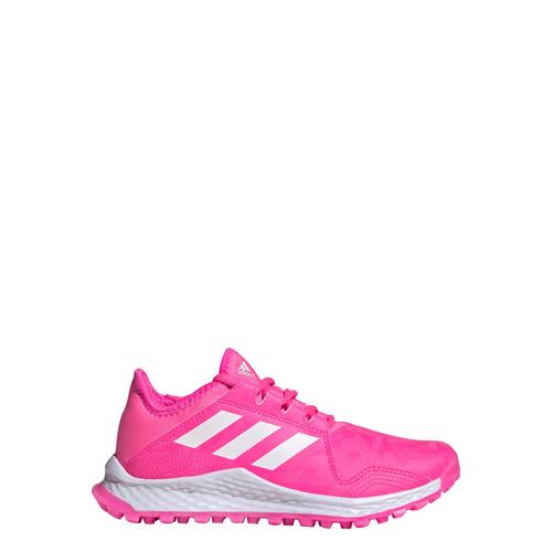 Rückansicht von adidas Hockey Youngstar Schuh Sneaker Kinder Lucid Pink / Cloud White / Core Black