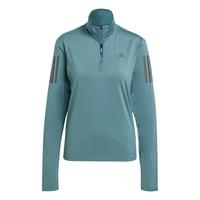 adidas Own the Run Half-Zip Oberteil Funktionssweatshirt Damen - Preloved Teal