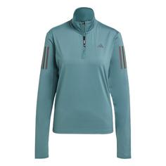 adidas Own the Run Half-Zip Oberteil Funktionssweatshirt Damen Preloved Teal