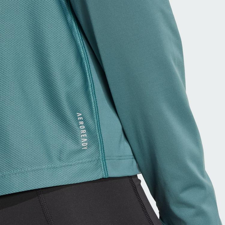 adidas adidas Own the Run Half-Zip Oberteil Funktionssweatshirt Damen - Preloved Teal - 1 | SportScheck