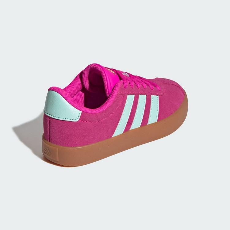 adidas adidas VL Court&nbsp;3.0 Schuh Sneaker Kinder - Shock Pink / Semi Flash Aqua / Lucid Lemon - 4 | SportScheck