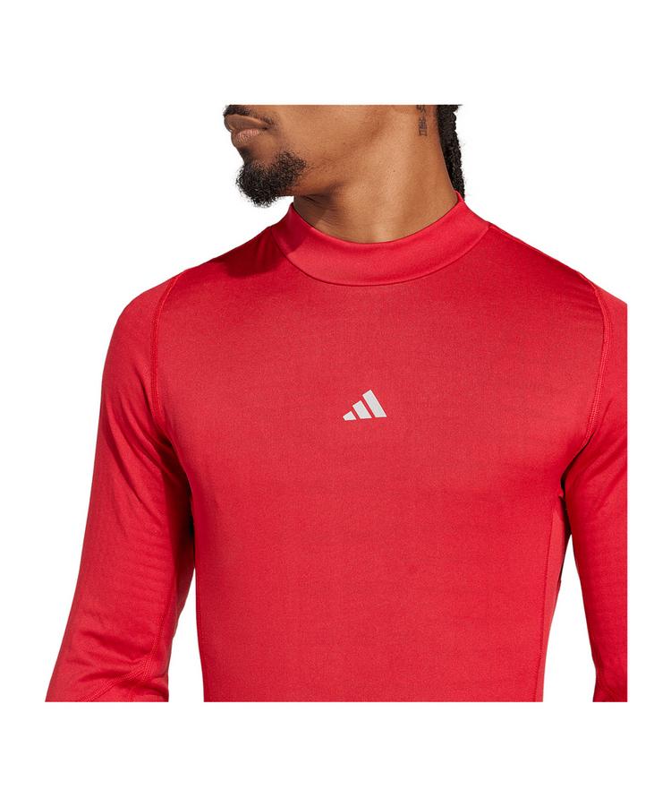 adidas adidas Techfit Sweatshirt Funktionsshirt Herren - rot - 0 | SportScheck