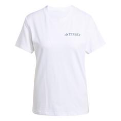 adidas Terrex Graphic T-Shirt Funktionsshirt Damen White / Grey Three