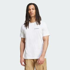 Rückansicht von adidas Terrex Graphic T-Shirt Funktionsshirt Herren White / Grey Three