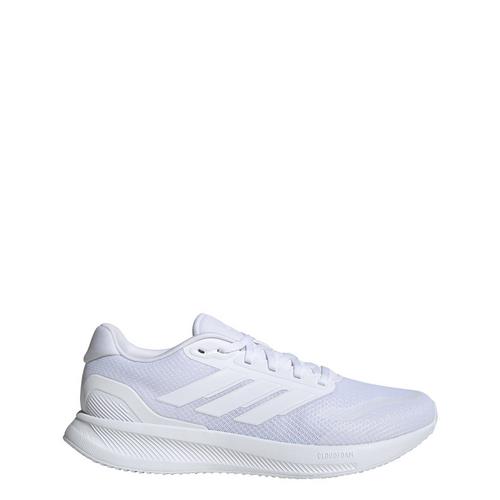 Rückansicht von adidas Runfalcon 5 Wide Laufschuh Laufschuhe Cloud White / Cloud White / Core Black