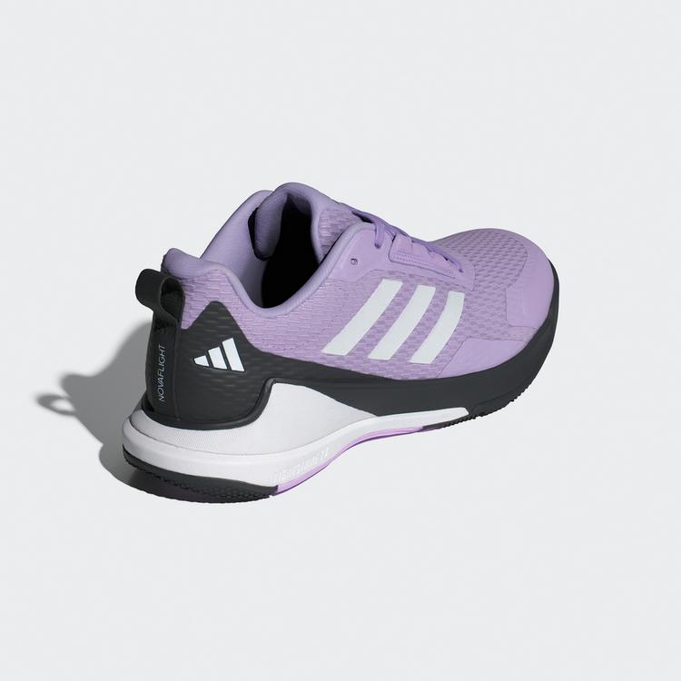 adidas adidas Novaflight 2 Indoor Schuh Hallenschuhe Damen - Powder Plum / Zero Metalic / Core Black - 4 | SportScheck