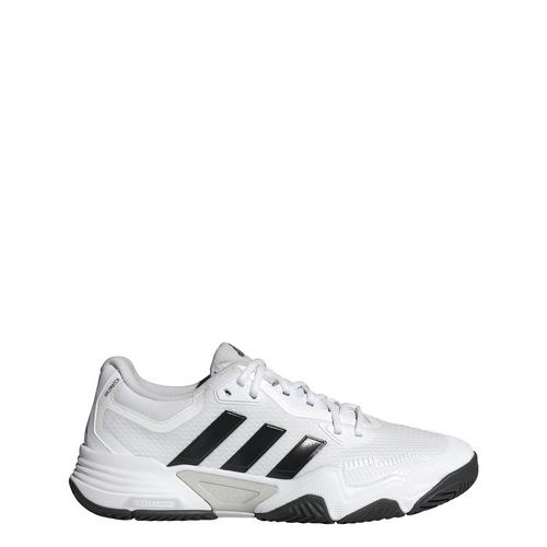 Rückansicht von adidas Solematch Control 2 Tennisschuh Tennisschuhe Herren Cloud White / Black Blue Met. / Silver Metallic