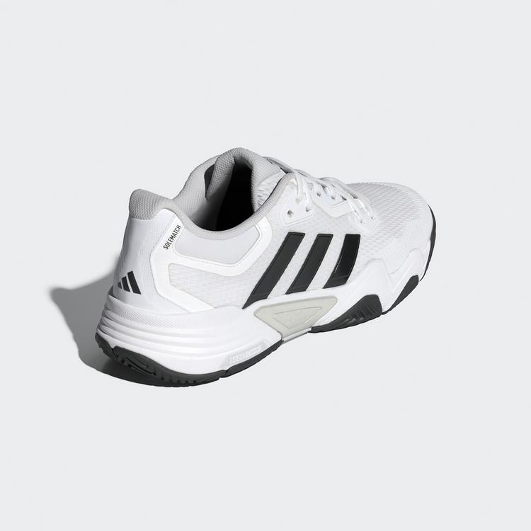 adidas adidas Solematch Control 2 Tennisschuh Tennisschuhe - Cloud White / Black Blue Met. / Silver Metallic - 4 | SportScheck