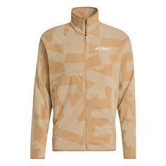 adidas Terrex Multi Printed Fleecejacke Fleecejacke Herren Cardboard / Blanch Cargo