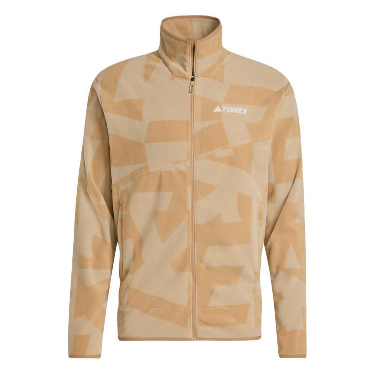 adidas adidas Terrex Multi Printed Fleecejacke Fleecejacke Herren - Cardboard / Blanch Cargo - 0 | SportScheck