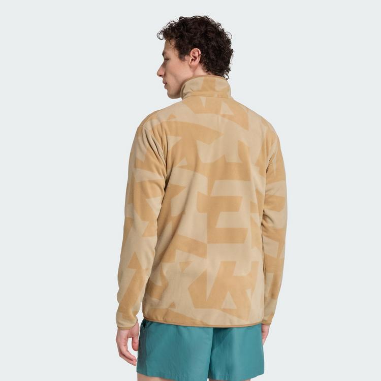 adidas adidas Terrex Multi Printed Fleecejacke Fleecejacke Herren - Cardboard / Blanch Cargo - 1 | SportScheck