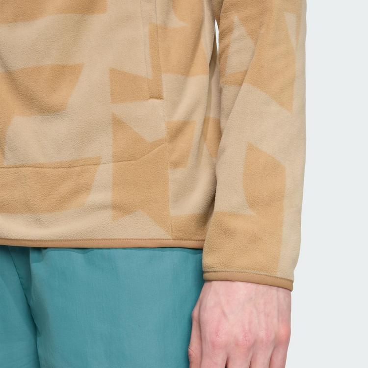 adidas adidas Terrex Multi Printed Fleecejacke Fleecejacke Herren - Cardboard / Blanch Cargo - 0 | SportScheck
