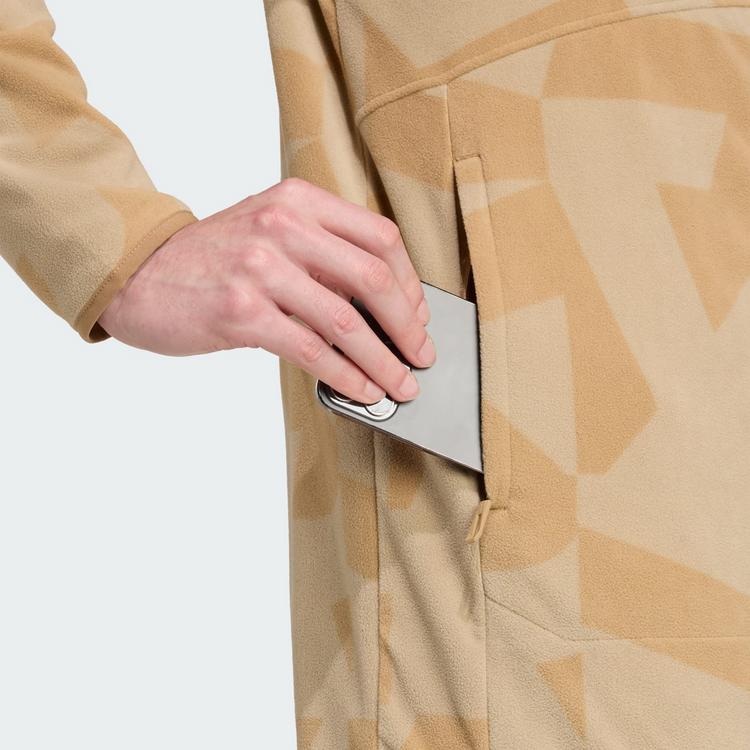 adidas adidas Terrex Multi Printed Fleecejacke Fleecejacke Herren - Cardboard / Blanch Cargo - 1 | SportScheck